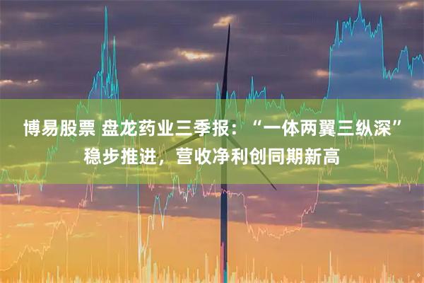 博易股票 盘龙药业三季报：“一体两翼三纵深”稳步推进，营收净利创同期新高