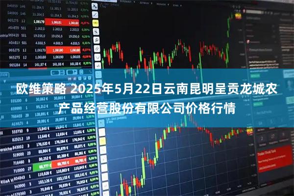 欧维策略 2025年5月22日云南昆明呈贡龙城农产品经营股份有限公司价格行情