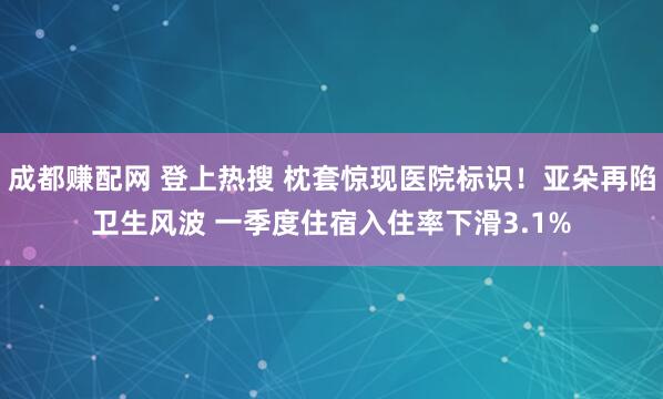 成都赚配网 登上热搜 枕套惊现医院标识！亚朵再陷卫生风波 一季度住宿入住率下滑3.1%
